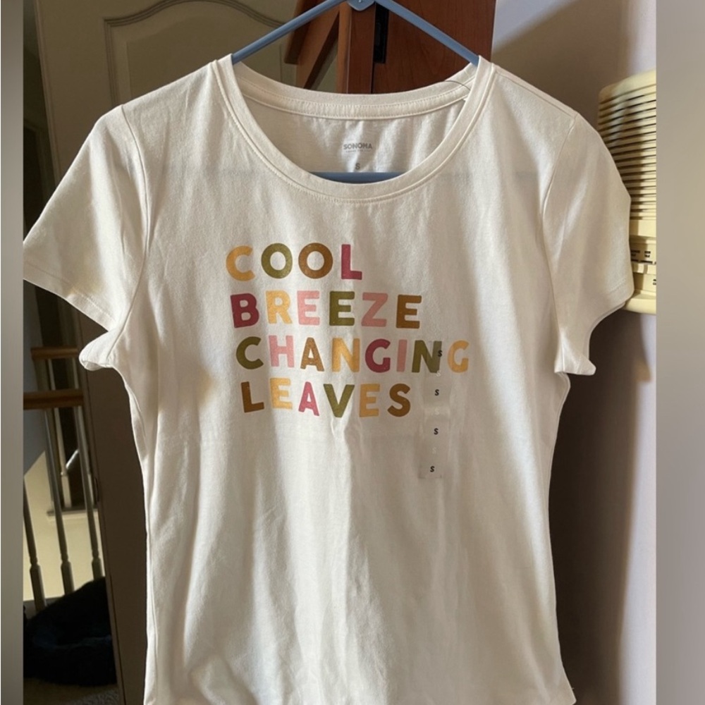 2 shirts Fall themed women’s T-shirts both for $10 
New w/ tags. Size small. NWT